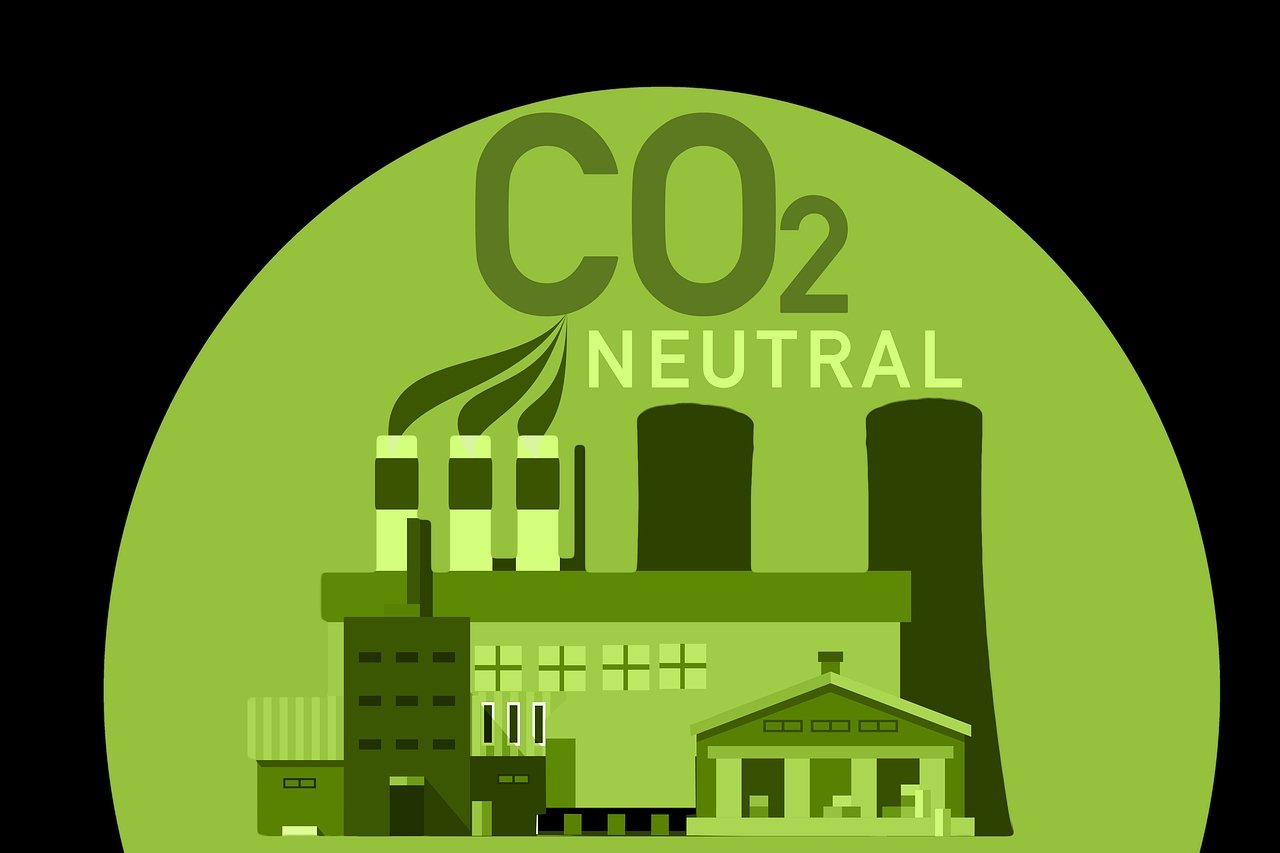 Co2 Klimaneutralität Grafik © Gerd Altmann/Pixabay