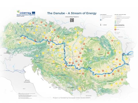 Energy Barge Karte © Interreg Danube Transnational Programme Energy Barge Karte © Interreg Danube Transnational Programme